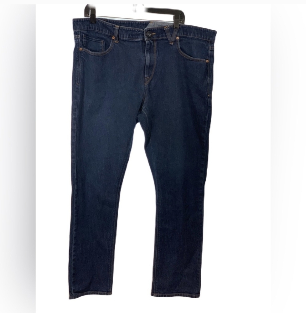 Volcom 2X4 SKINNY FIT JEANS - DIRTY MED BLUE. Men’s. SZ 38